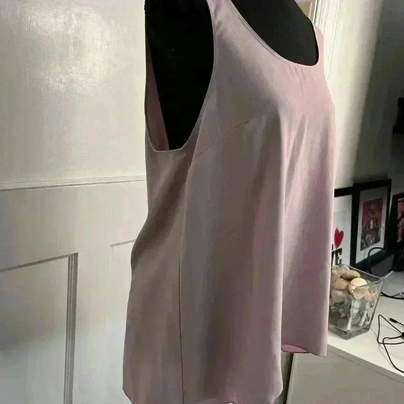 Wilfred Lavender Sleeveless Top in Polyester and Silk Size M - Picture 3 of 7